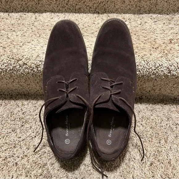 Bruno Marc | Shoes | Mens Size 3 Brown Suede Shoes | Poshmark display picture 3